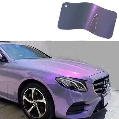 DIY 自動車 変形 ミントゥ グレー 迷彩 紫 輝く カメレオン ヴィニール 包み