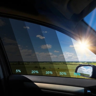 ミントウ NX05 VLT8% ブラック カー ソーラーフィルム 防日傘と紫外線ブロックのためのPET窓色ステッカー