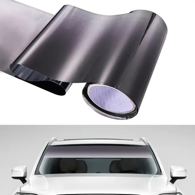 ミントウ UV400 UVR 100% 車のフロントフロントガラス保護 シェード ステッカー ウィンドウ ストライプ 熱隔熱 染料フィルム