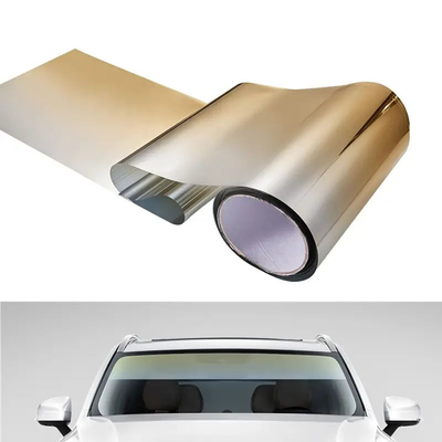 ミントウ UV400 UVR 100% 車のフロントフロントガラス保護 シェード ステッカー ウィンドウ ストライプ 熱隔熱 染料フィルム