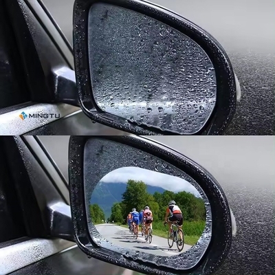 透明 の 後ろ の 鏡 雨 フィルム 視力を 向上 さ め,車 の 後ろ の 鏡 を 保護 する