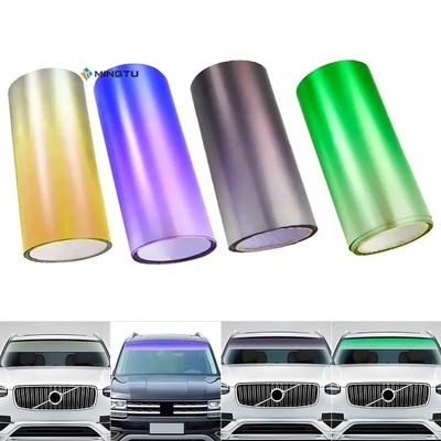 2ml 厚さ ミントゥ カー 窓 染料 フィルム 太陽 紫外線 防護 光色 セキュリティ