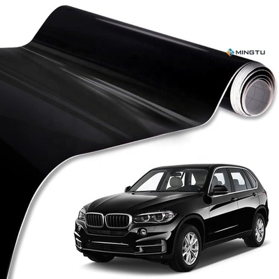 自動車用ビニールラップ ミント 黒ナイト PVC 1.52m*18m 黒 PPF PET カーラッピングフィルム