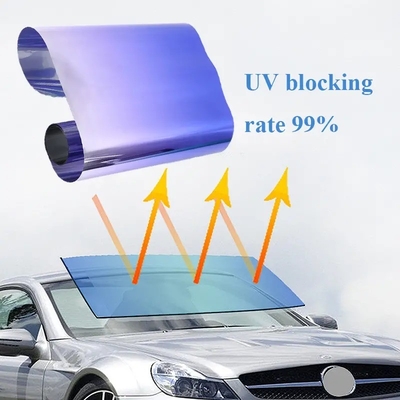 防風車ステッカー Mingtu UVTIN60 UV400 皮膚保護用の太陽光窓色フィルム