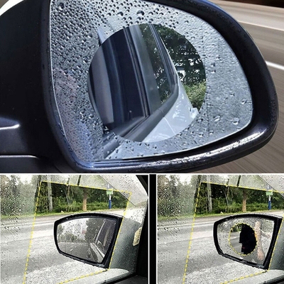 透明な視力と防雨保護のための防霧防輝車後視鏡フィルム