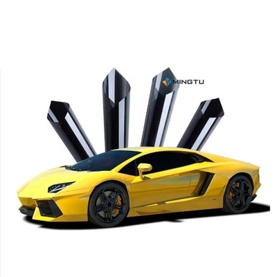 6ml/6.5mil/7.5mil 厚さ 1.52x30m 太陽光 UV 拒絶窓フィルム 自動車色付け