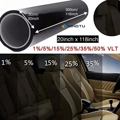 ミントゥ・アンチイエロー・カー・ソーラーフィルムとVLT5%染料で運転体験を向上させる