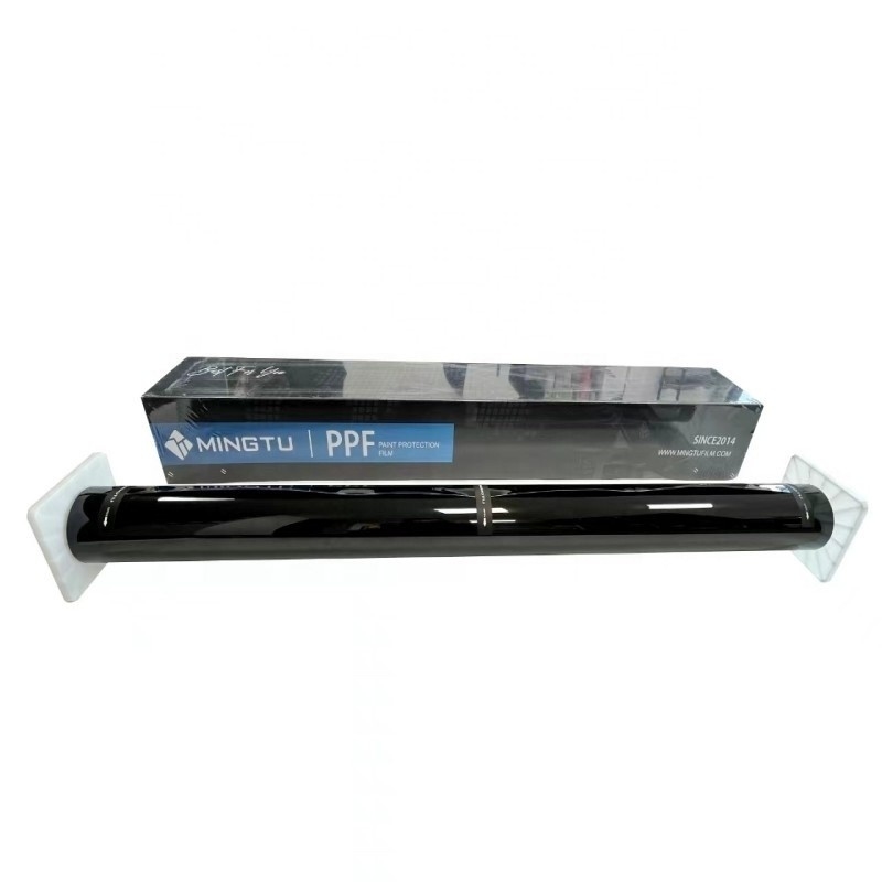 自動車用PPFフィルム MINGTU PPFTPUフィルム 7.5ml 1.52x15m 黒いボディペイント保護フィルム