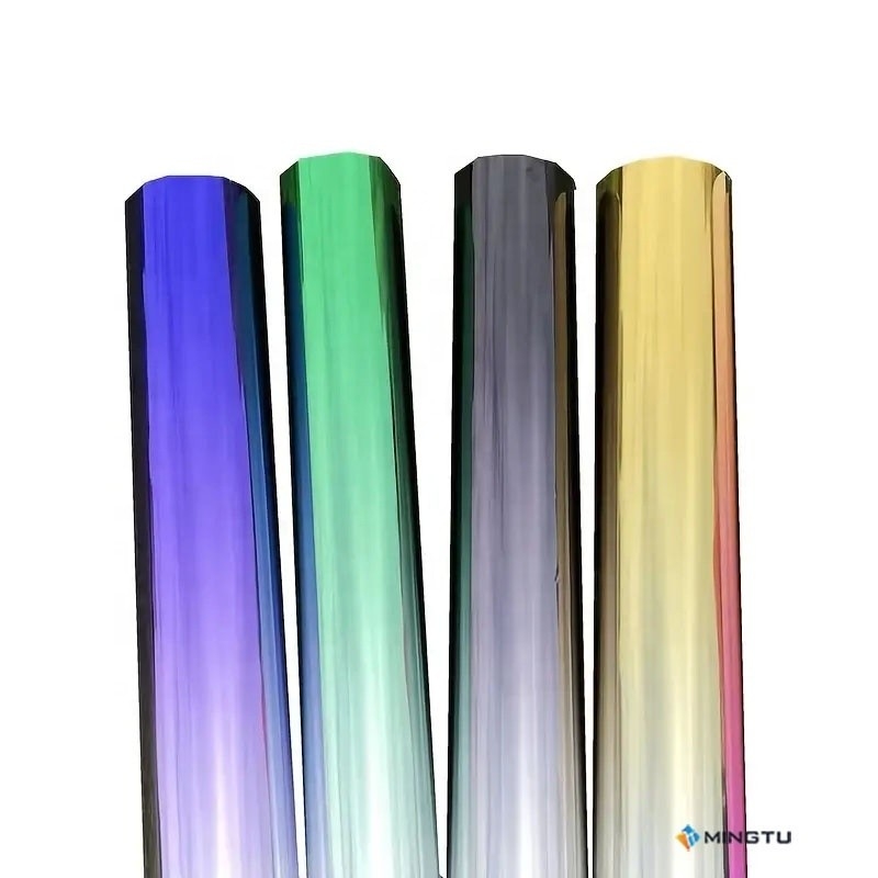 防風車ステッカー Mingtu UVTIN60 UV400 皮膚保護用の太陽光窓色フィルム